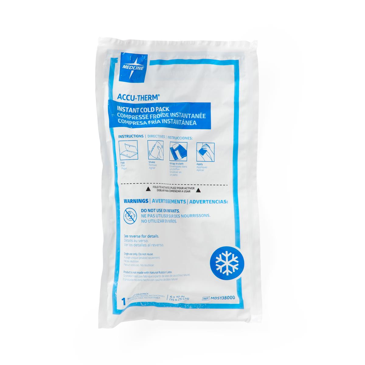6" x 10" Accu-Therm Instant Heavy-Weight Jr. Cold Pack, 1 EA (MDS138000H) Each