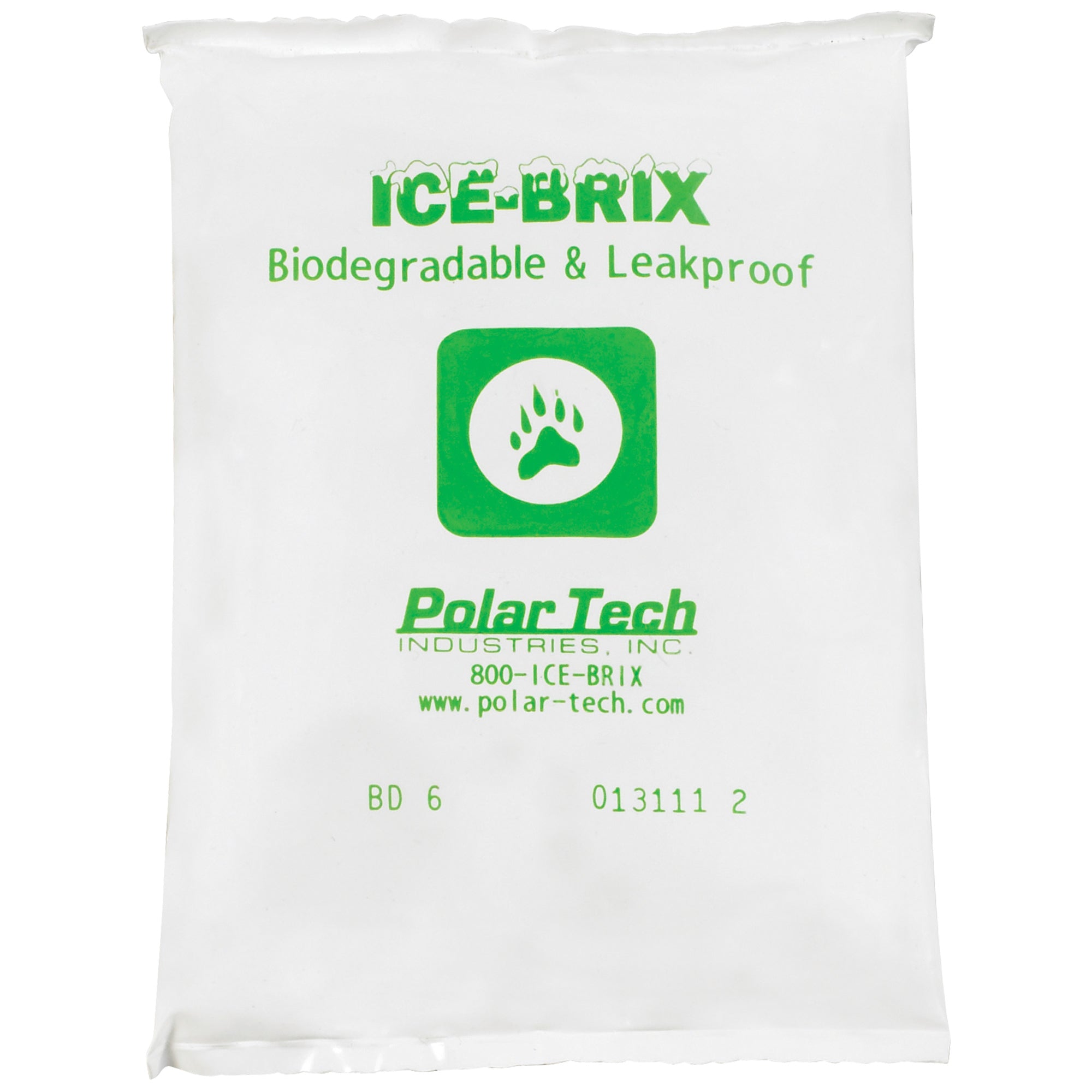 6 x 4 x 3/4" - 6 oz. Ice-Brix Biodegradable Packs (IBB6) Case Of 96