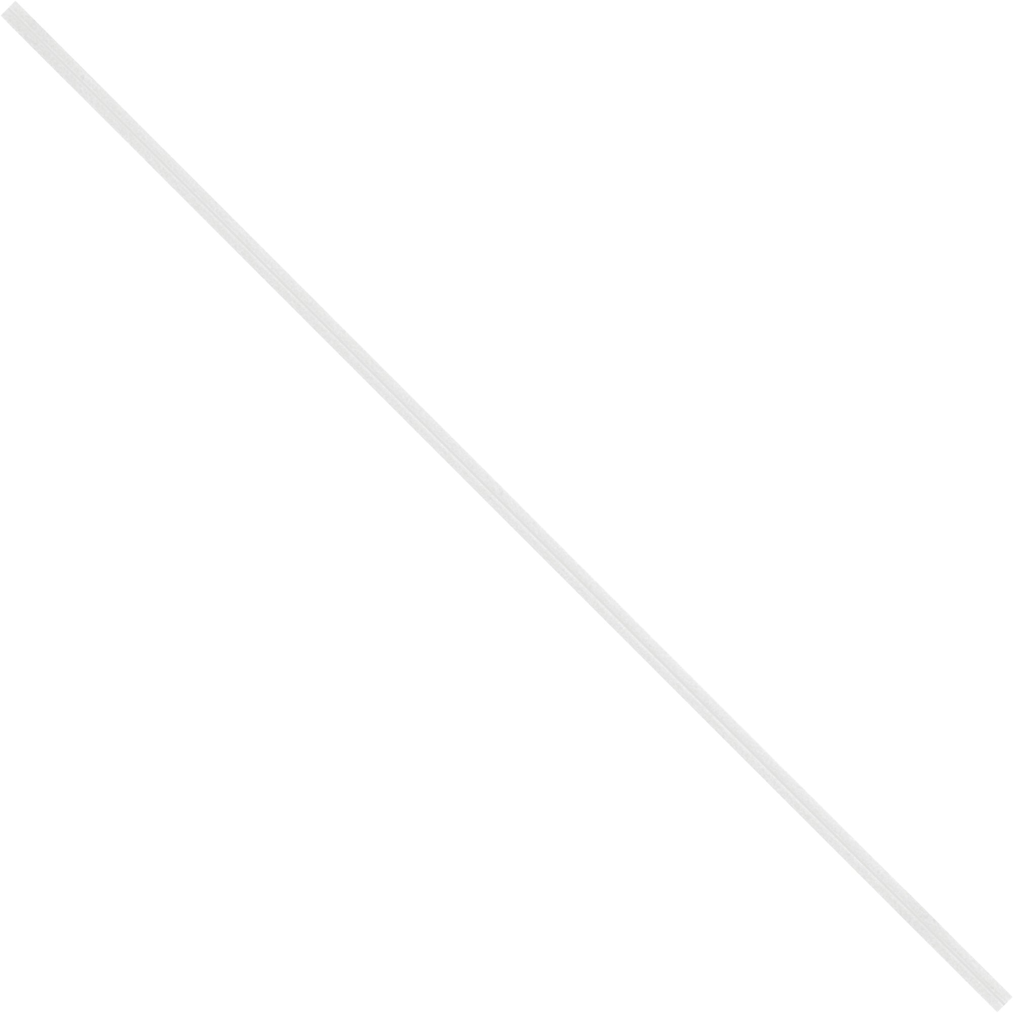 6 x 5/32" White Paper Twist Ties (PBT6W) Case Of 2000