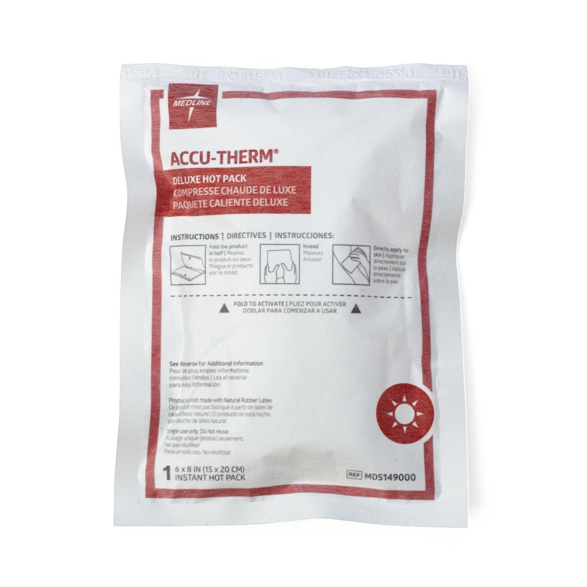 6" x 8" Deluxe Nonwoven Instant Hot Pack, 1 EA (MDS149000H) Each