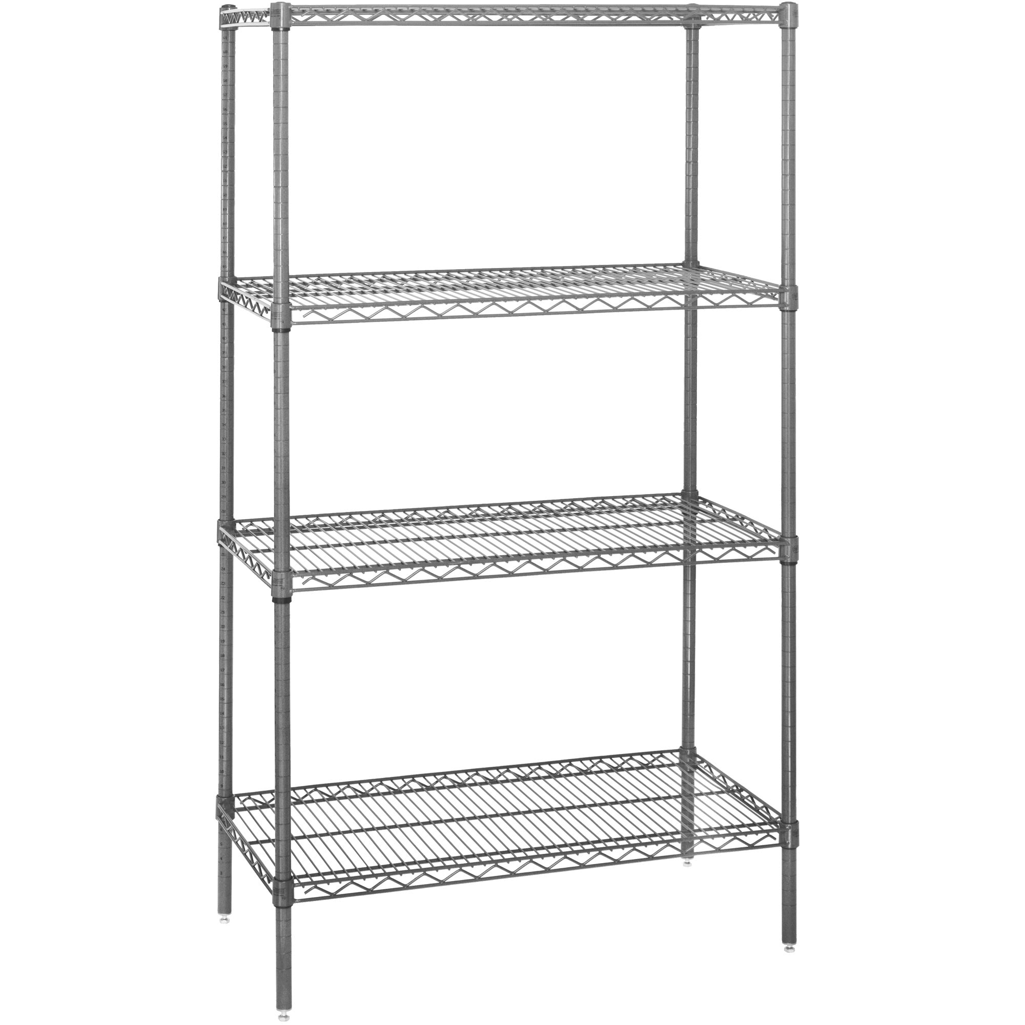 72 x 36 x 63" - 4 Shelf Wire Shelving Starter Unit (WS723663) Each