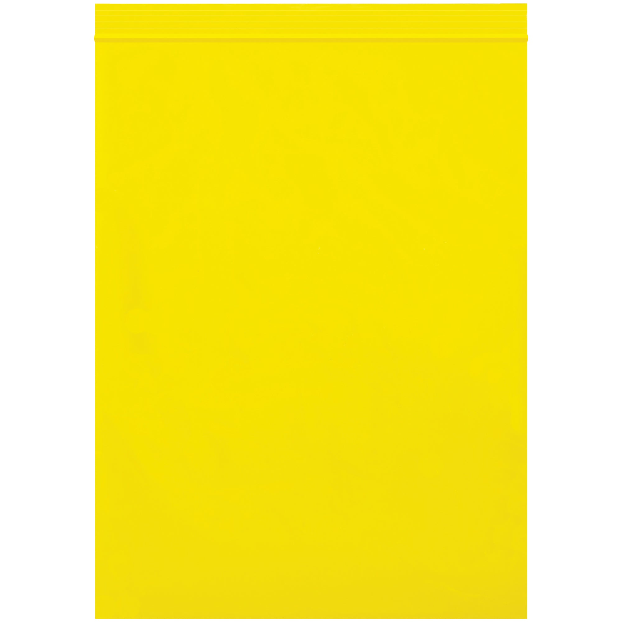 9 x 12" - 2 Mil Yellow Reclosable Poly Bags (PB3645Y) Case Of 1000