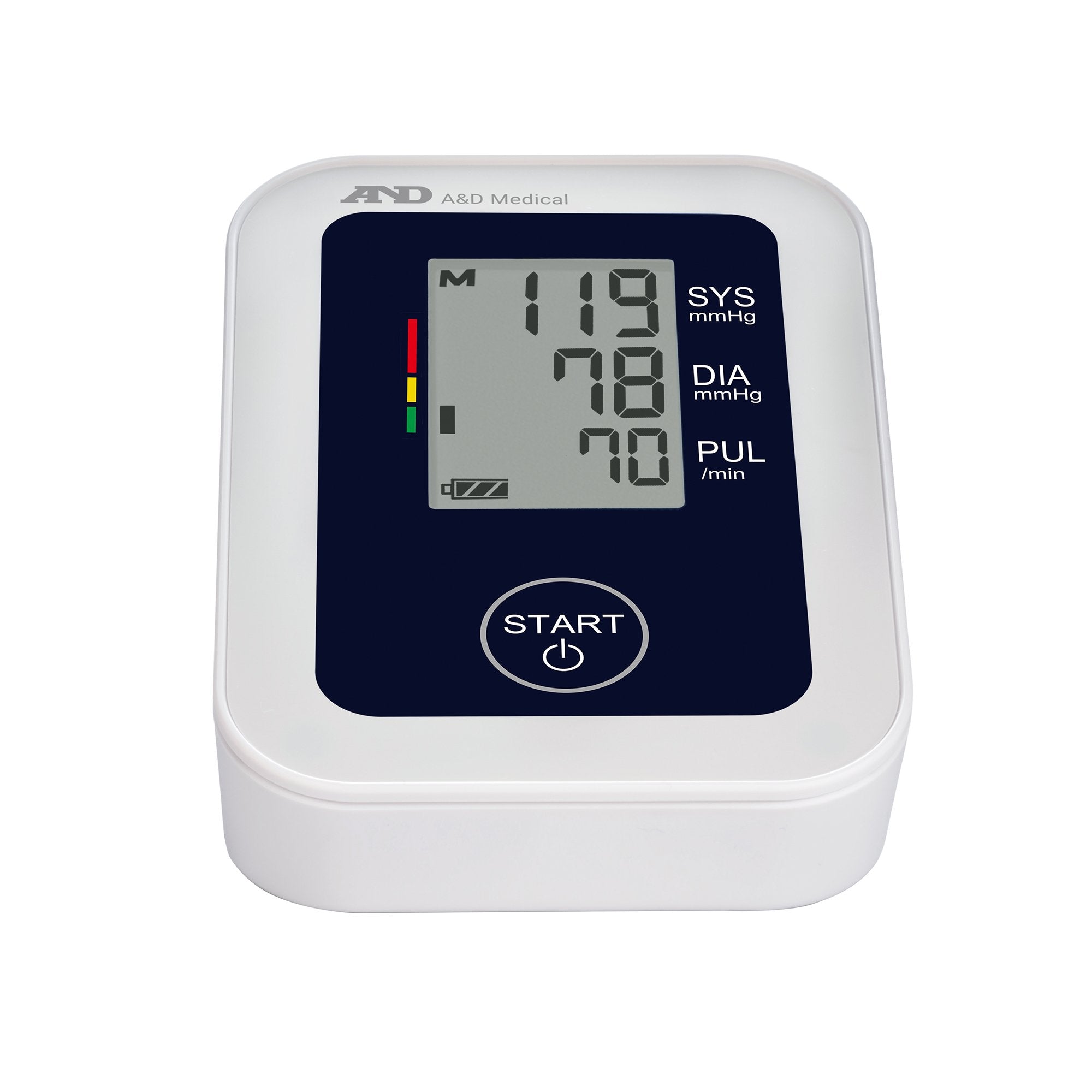 A&D Medical Home Automatic Digital Blood Pressure Monitor Wide Range Nylon Cuff 22 - 42 cm Desk Model (1149684_EA) 1/EA