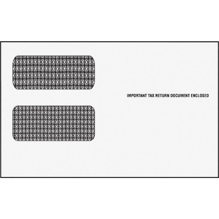 Adams 1098/1099 Tax Form Envelopes - Document - 5 5/8" x 9", Gummed - 500 / Carton - White (TOPB22222) Case of 500