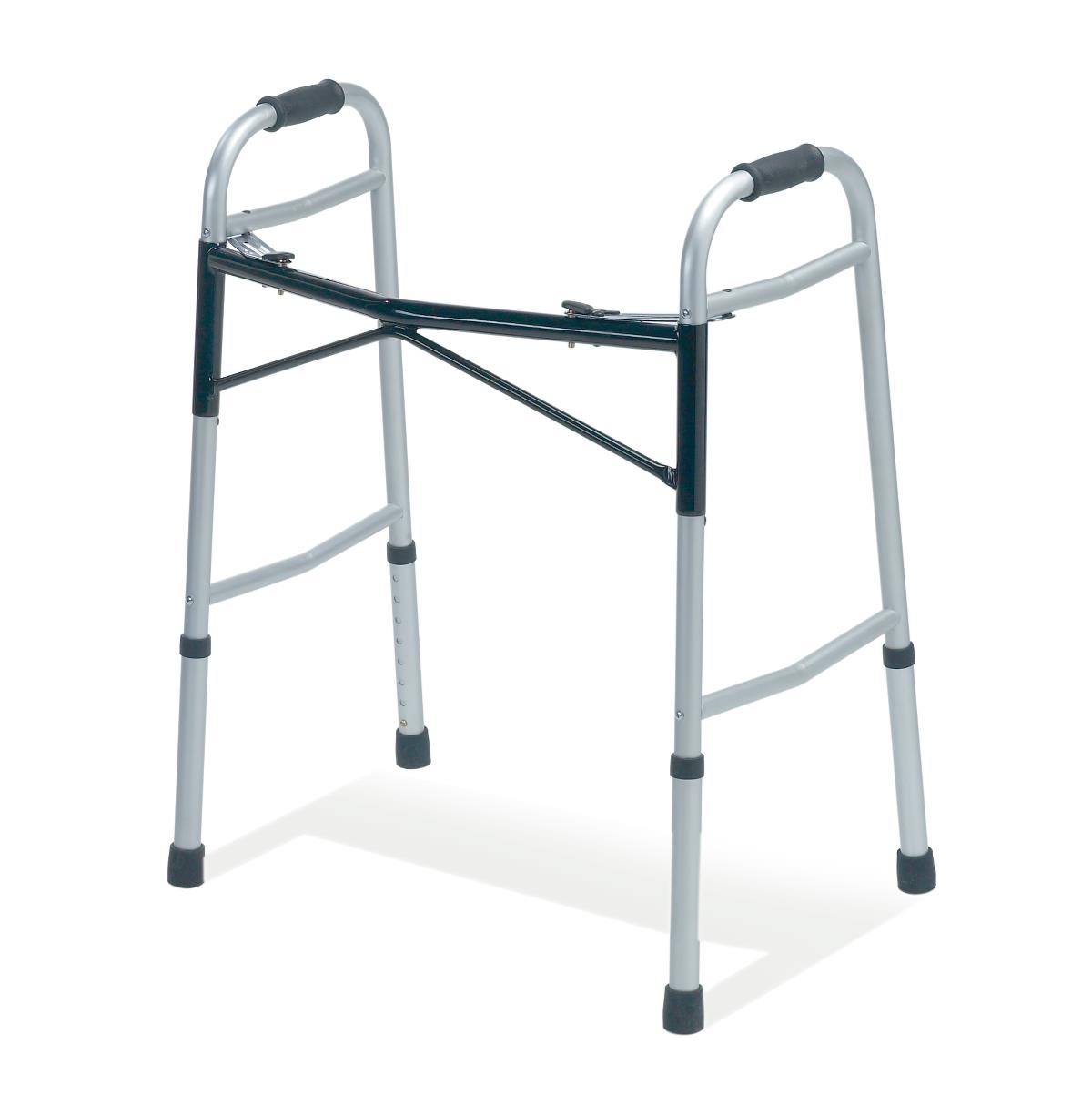 Adult Bariatric Folding Walker, 2 Button, 650 lb. Capacity, 2/CS (G30754B) Case of 2