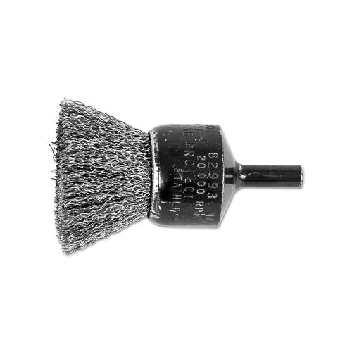 Advance Brush Standard Duty Crimped End Brushes, Stainless Steel, 20,000 rpm, 1" x 0.01" (419-82993) Each