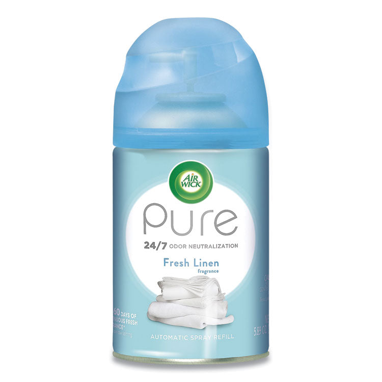 Air Wick Freshmatic Ultra Automatic Spray Refill, Fresh Linen, 5.89 oz Aerosol Spray (RAC82314) Each