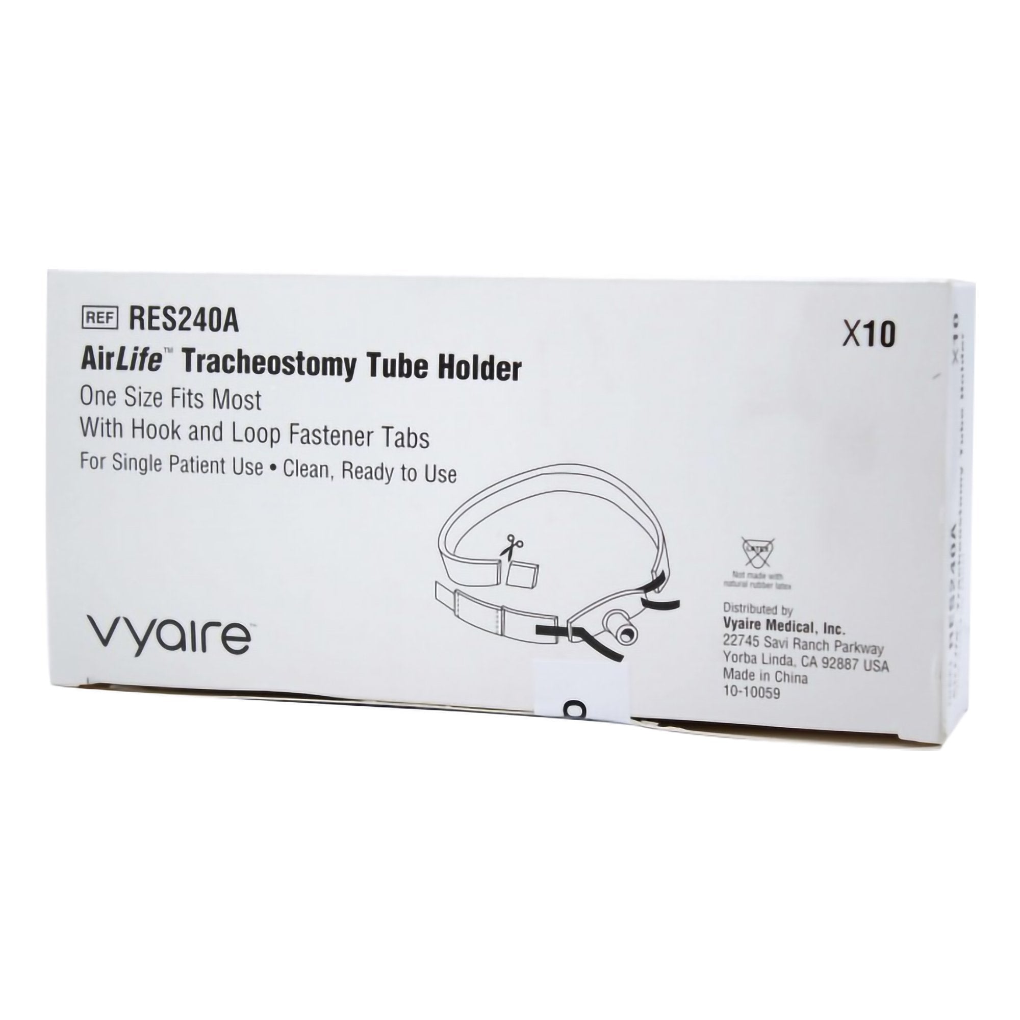 AirLife Tracheostomy Tube Holder 1 X 14 Inch Pediatric (724208_CS) 100/CS