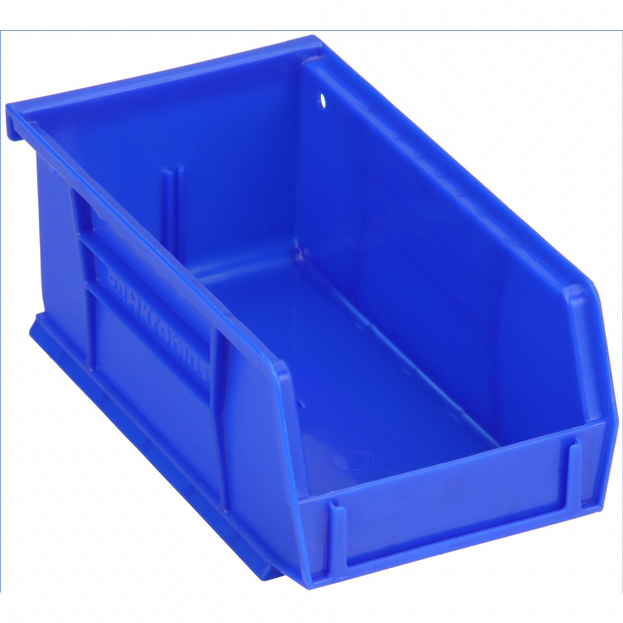 AkroBins Storage Bin Blue Plastic 3 X 4-1/8 X 7-3/8 Inch (164562_EA) 1/EA