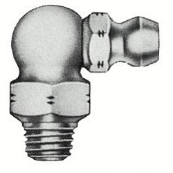Alemite Non-Corrosive Fittings, Elbow - 90, 3/4 in, Male/Male, 1/4 in (SAE) (025-1969-S) Each