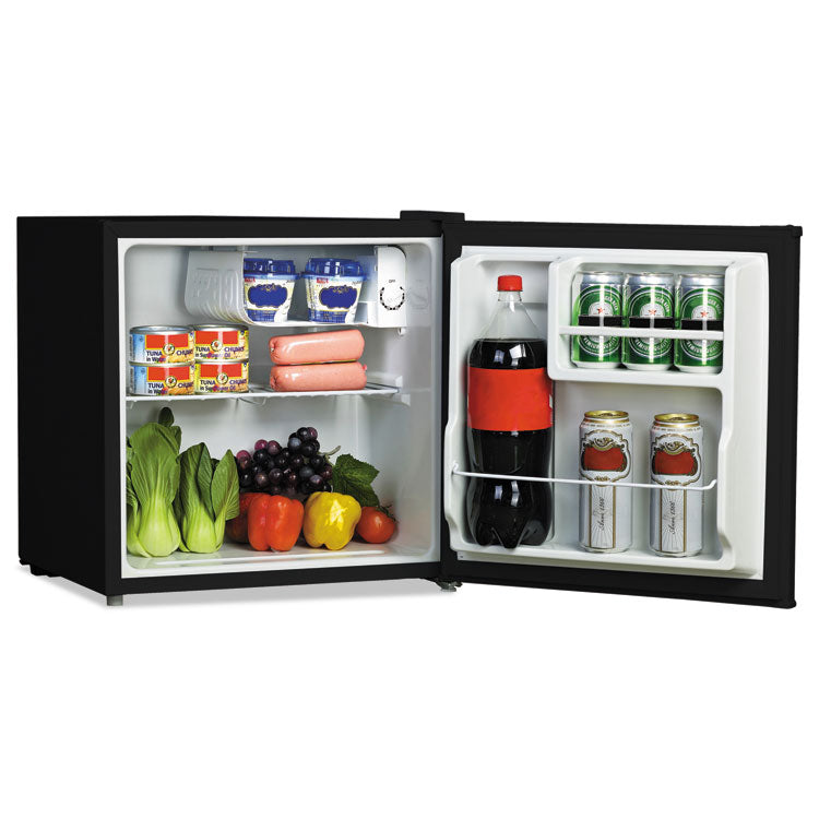 Alera 1.6 Cu. Ft. Refrigerator with Chiller Compartment, Black (ALERF616B) Each