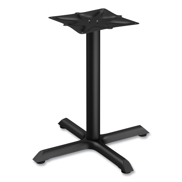 Alera Alera Hospitality Series Single-Column Bases, 27.5" Diameter, 28.5"h, 300 lb Cap, Steel, Black (ALETBH283B) Each