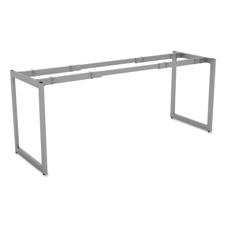 Alera Alera Open Office Desk Series Adjustable O-Leg Desk Base, 47.25 to 70.78w x 23.63d x 28.5h, Silver (ALELSTB24GR) Each