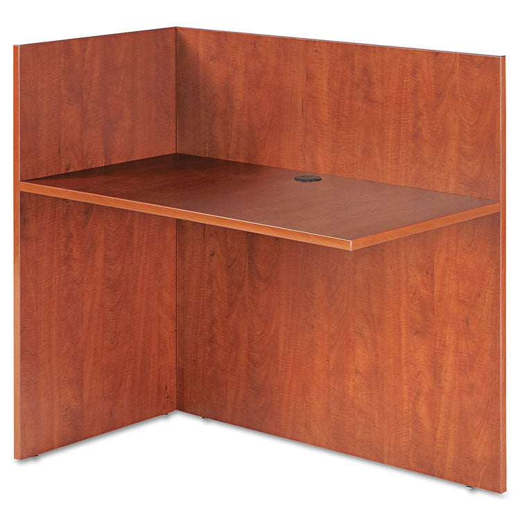 Alera Alera Valencia Reversible Reception Return, 44.13w x 23.63d x 41.5h, Medium Cherry (ALEVA324424MC) Each