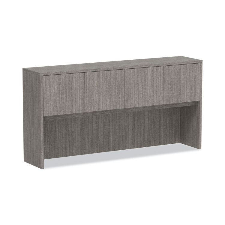 Alera Alera Valencia Series Hutch with Doors, 4 Compartments, 70.63w x 15d x 35.38h, Gray (ALEVA287215GY) Each