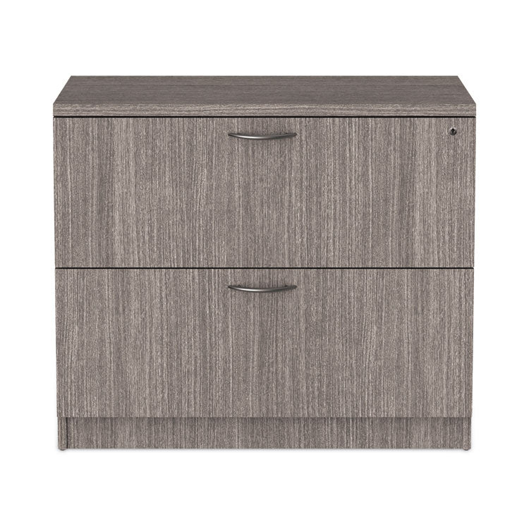 Alera Alera Valencia Series Lateral File, 2 Legal/Letter-Size File Drawers, Gray, 34" x 22.75" x 29.5" (ALEVA513622GY) Each