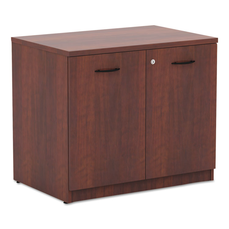 Alera Alera Valencia Series Storage Cabinet, 34.13w x 22.78d x 29h, Medium Cherry (ALEVA613622MC) Each