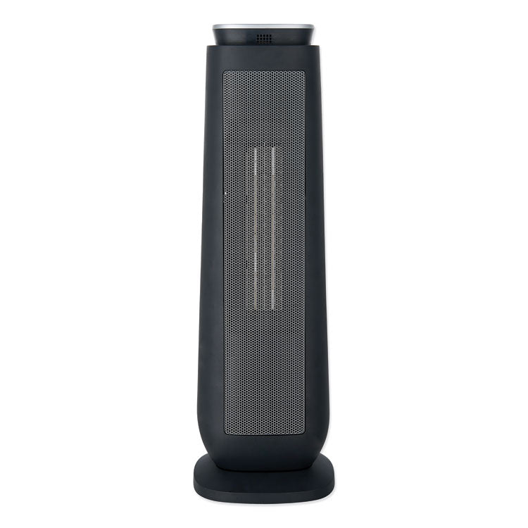 Alera Ceramic Heater Tower with Remote Control, 1,500 W, 7.17 x 7.17 x 22.95, Black (ALEHECT24) Each
