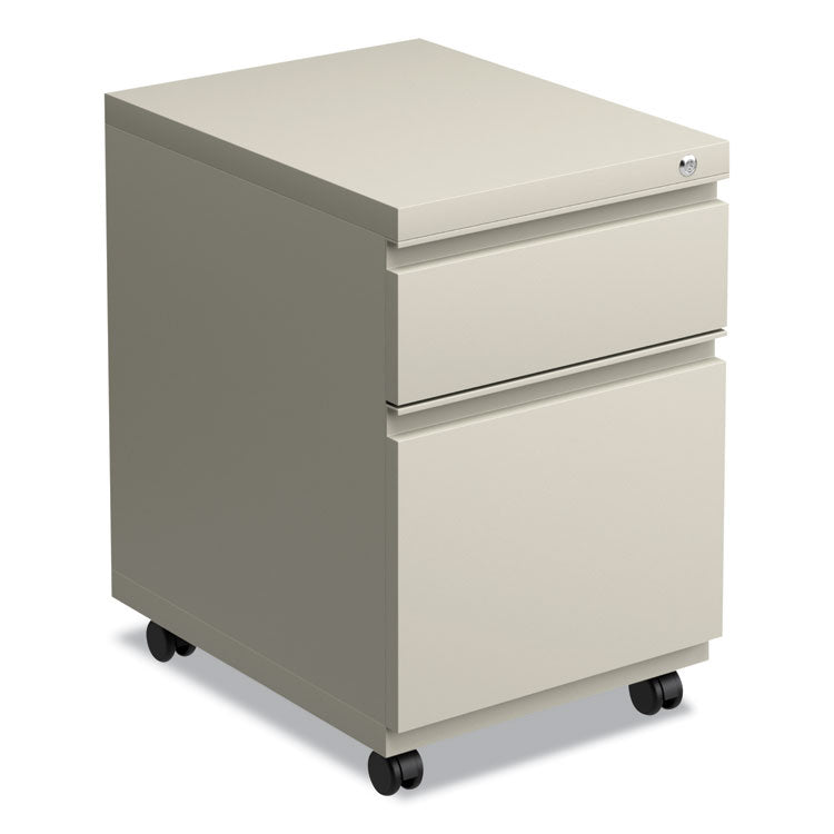 Alera File Pedestal with Full-Length Pull, Left or Right, 2-Drawers: Box/File, Legal/Letter, Putty, 14.96" x 19.29" x 21.65" (ALEPBBFPY) Each
