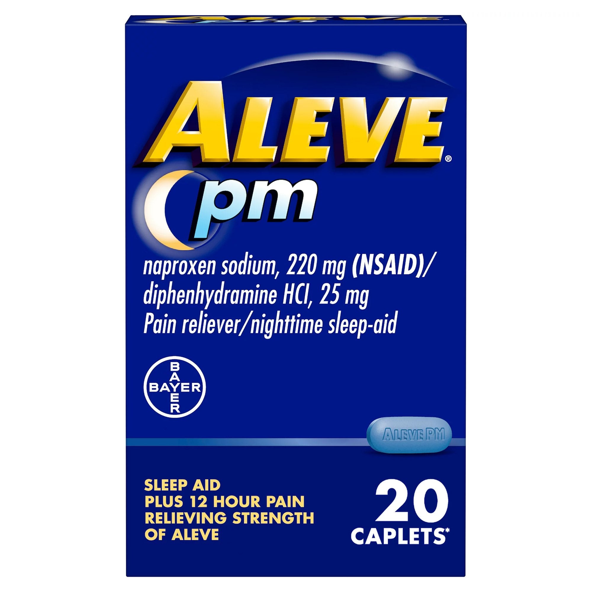 Aleve PM Night Time Pain Relief 220 mg Strength Naproxen Sodium Capsule (1229954_BT) 1/BT