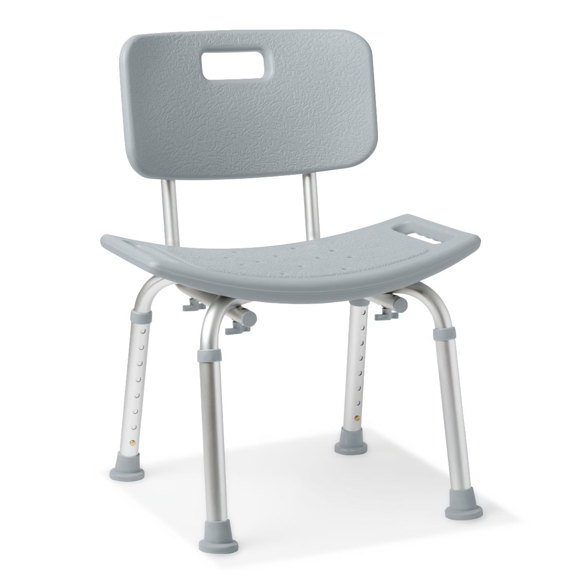 Aluminum Shower Chair with Back, 1 EA (G2-101KX1) Each