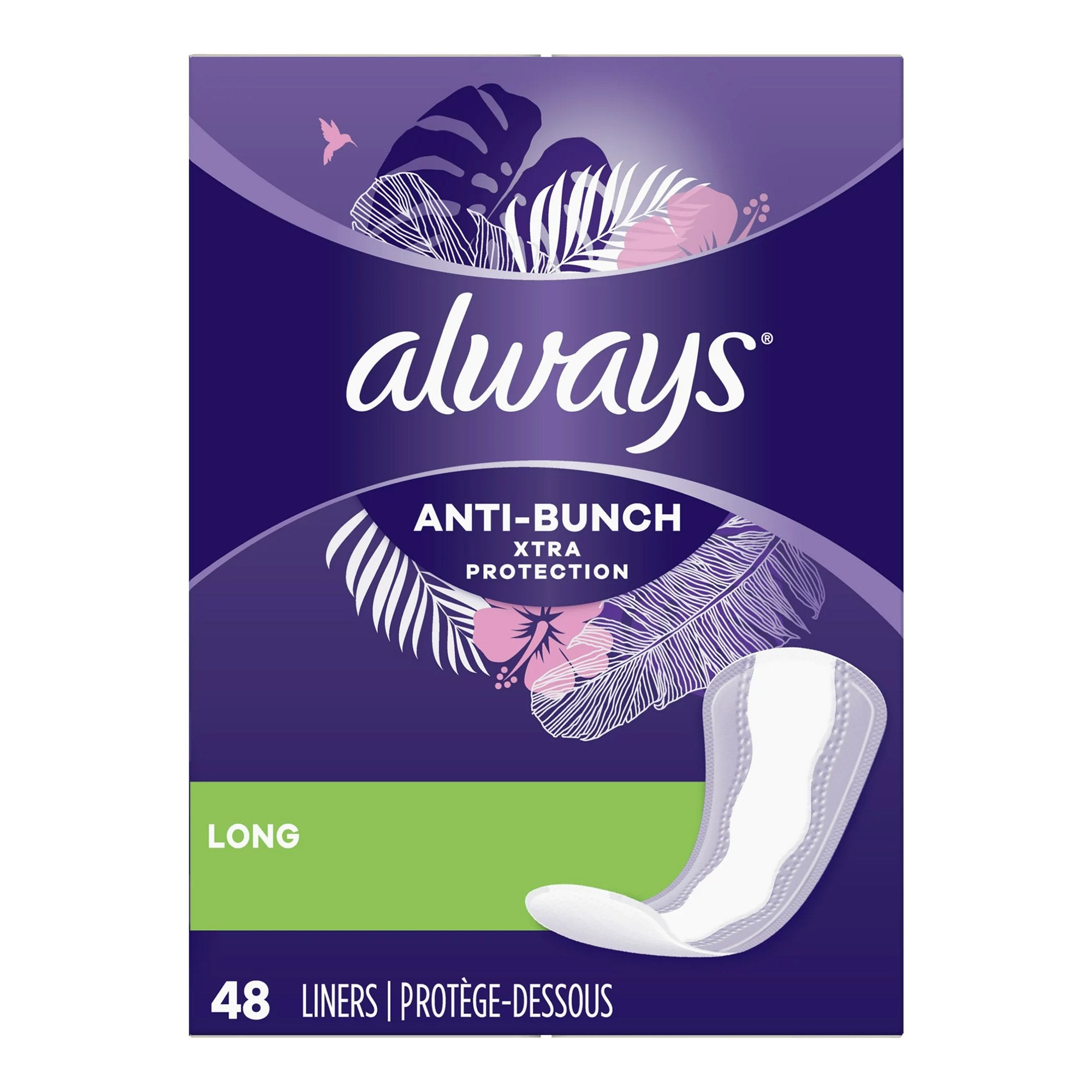Always Anti-Bunch XTra Protection Feminine Pad Regular Absorbency (1232988_BX) 48/BX