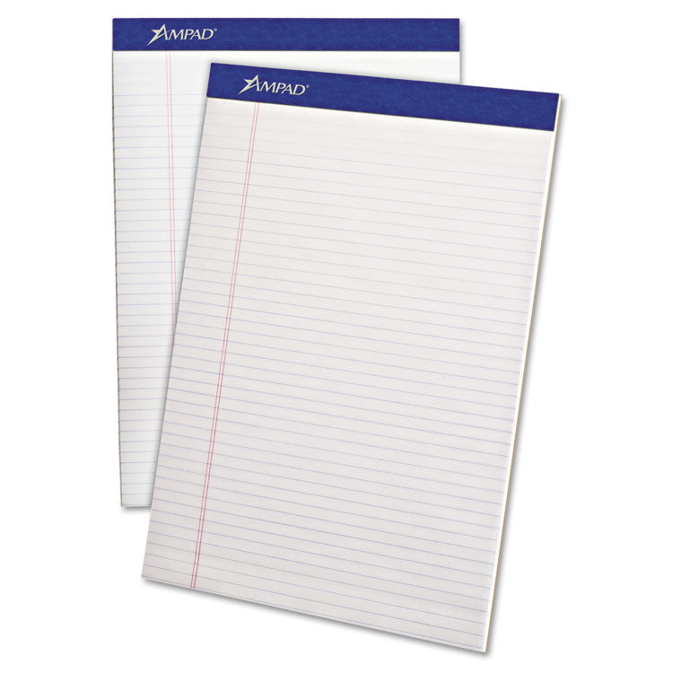 Ampad Perforated Writing Pads, Narrow Rule, 50 White 8.5 x 11.75 Sheets, Dozen (TOP20322) 1 Dozen