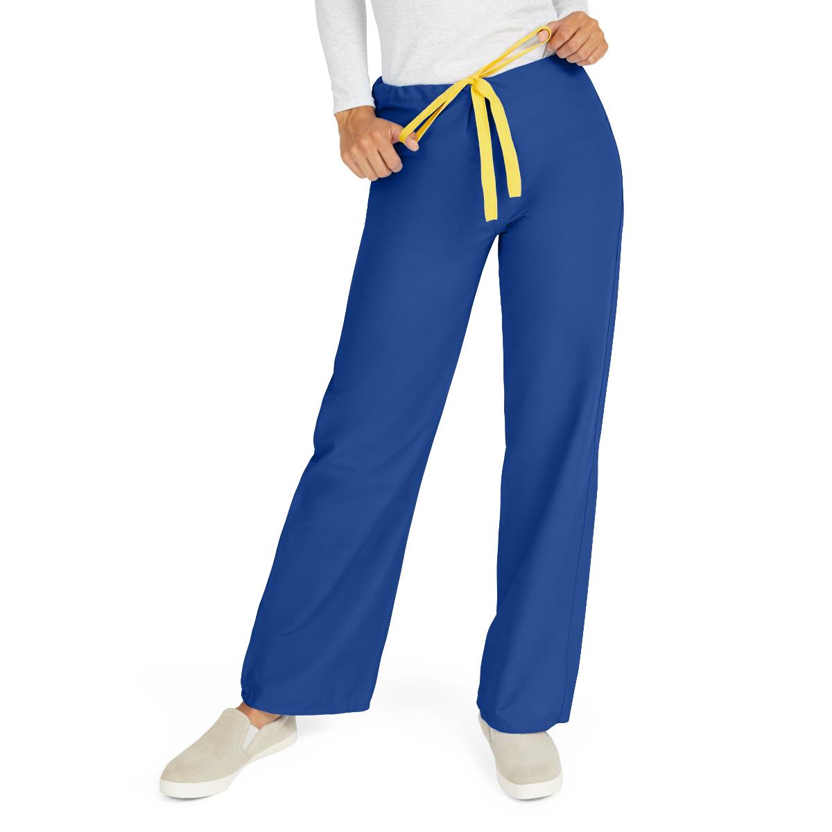 AngelStat Unisex Reversible Scrub Pants with Drawstring Waist, Sapphire, Size 5XL, Angelica Color Code, 1 EA (M600NHT5XL-CA) Each