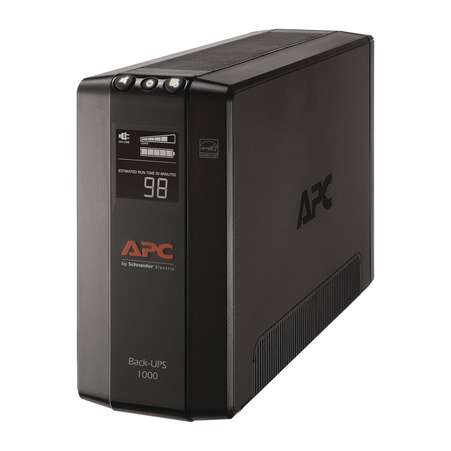 APC Back-UPS Pro Compact Tower LCD Battery Backup and Surge Protector with USB, 1,000 VA, 8 Outlets, 1,103 J (SEU2724587) Each