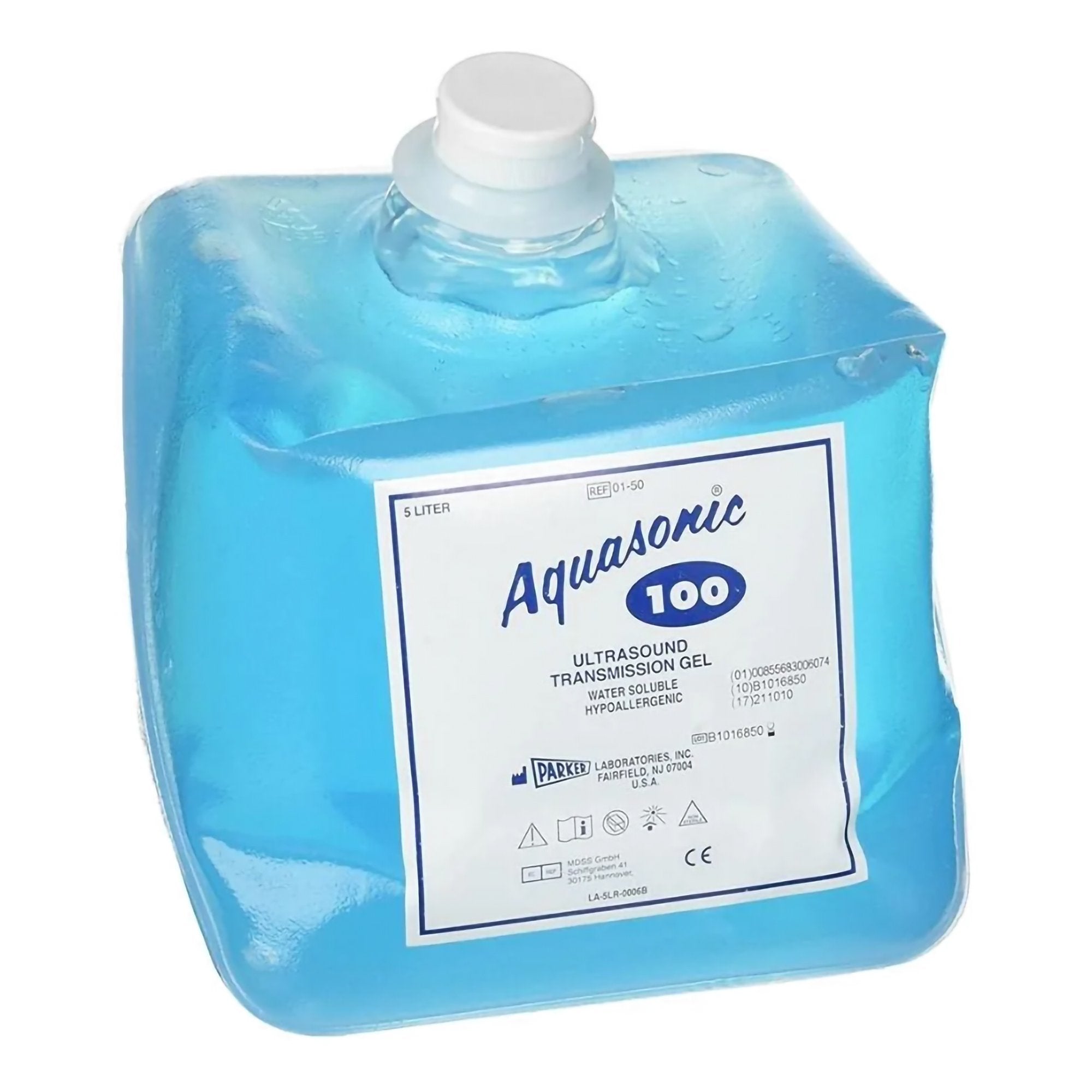Aquasonic Ultrasound Gel High Viscosity 5 Liter Jug NonSterile (150690_EA) 1/EA