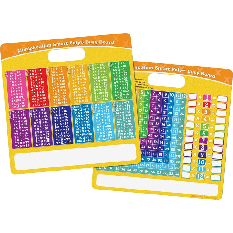 Ashley Multiplication Smart Poly Busy Board - 10.8" (0.9 ft) Width x 10.8" (0.9 ft) Height - Each (ASH98000) Each