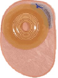 Assura Ostomy Pouch One-Piece System 8-1/2 Inch Length, Maxi Convex Light, Trim to Fit 3/4 to 1-3/4 Inch Stoma Closed End (551036_BX) 10/BX