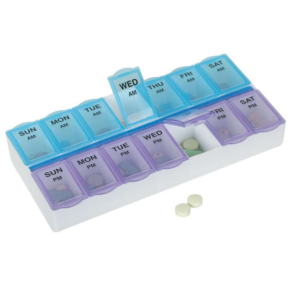 Apothecary Products Pill Organizer 7 Day 2 Dose (843721_EA) 1/EA