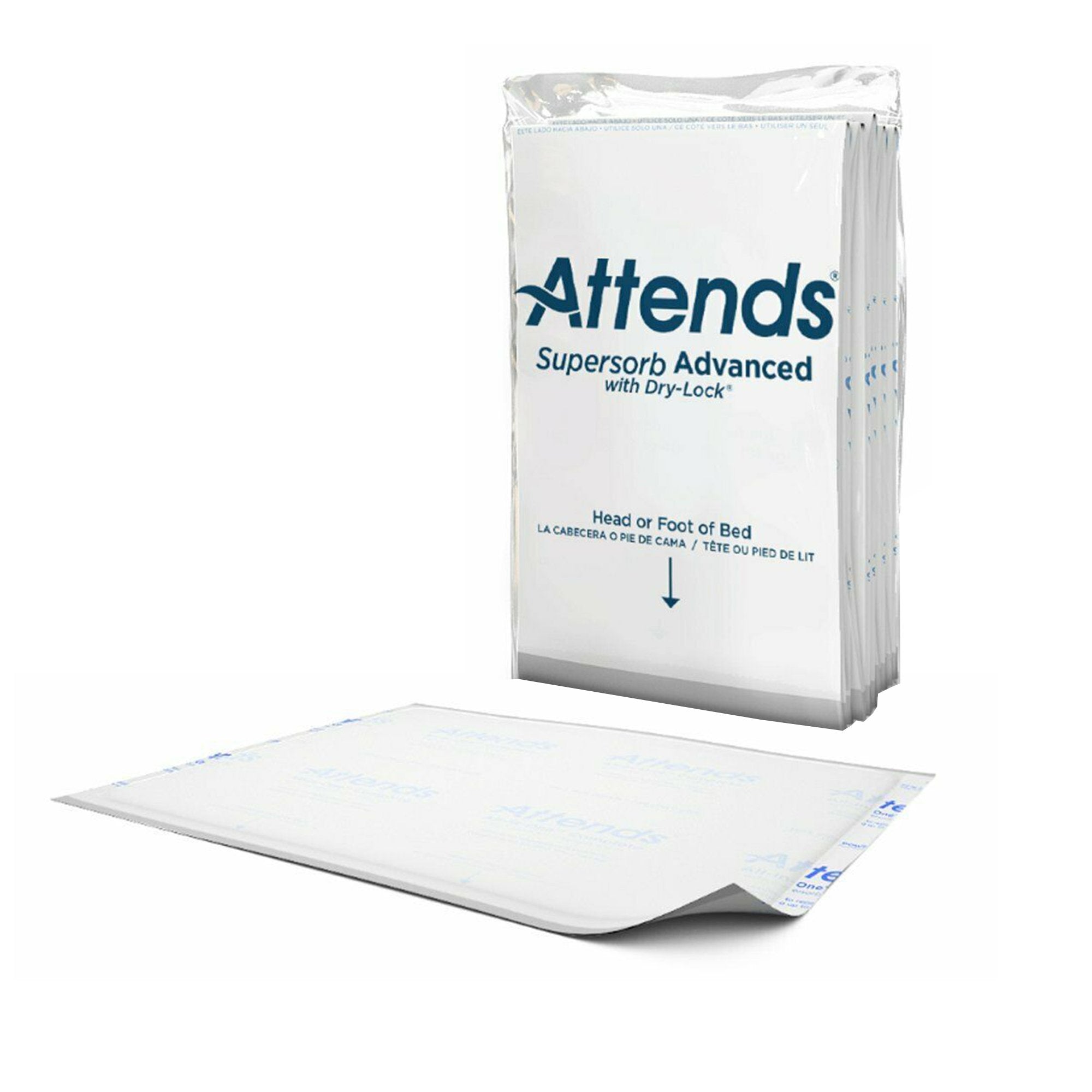 Attends Supersorb Advanced Disposable Underpad 30 X 36 Inch Dry-Lock Core Heavy Absorbency (1197060_BG) 5/BG