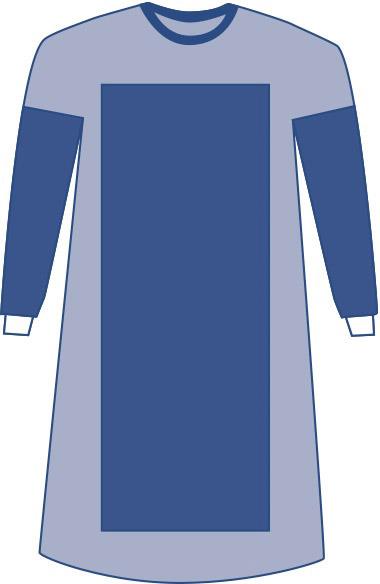 Aurora Poly Reinforced Gown, Sterile, Size 2XL, 18/CS (DYNJP2709) Case of 18