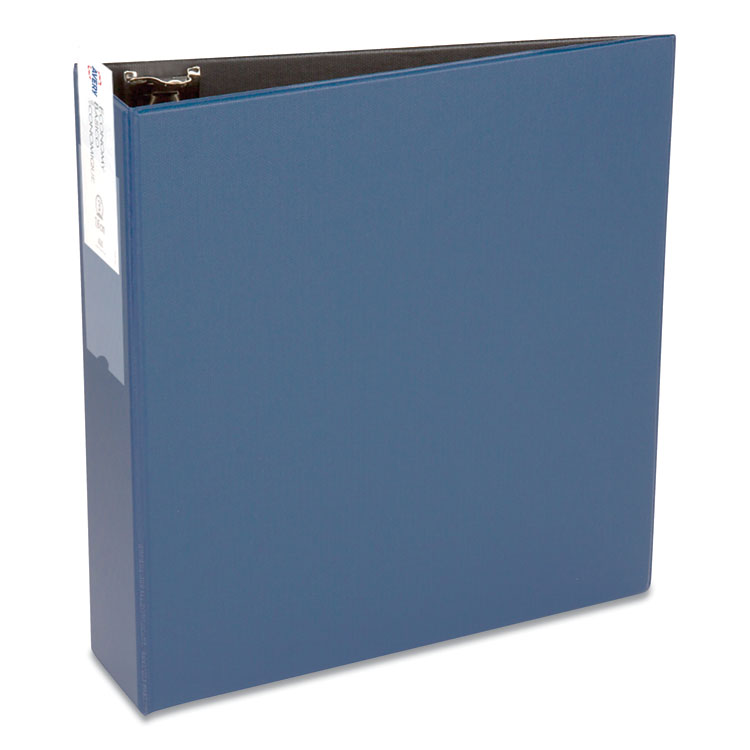 Avery Economy Non-View Binder with Round Rings, 3 Rings, 3" Capacity, 11 x 8.5, Blue, (4600) (AVE04600) Each