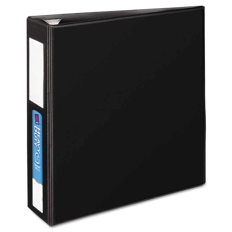 Avery Heavy-Duty Non-View Binder with DuraHinge, Three Locking One Touch EZD Rings and Spine Label, 3" Capacity, 11 x 8.5, Black (AVE79993) Each