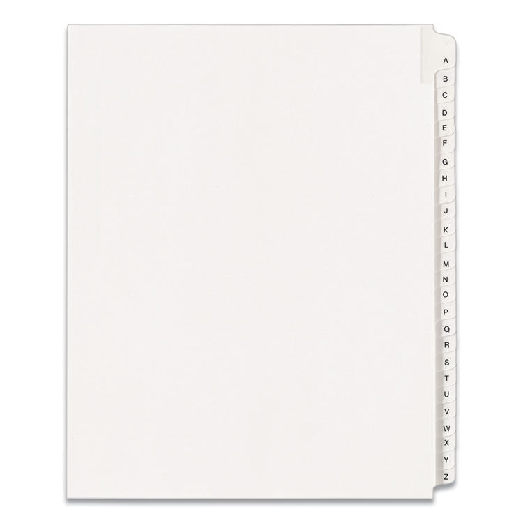 Avery Preprinted Legal Exhibit Side Tab Index Dividers, Allstate Style, 26-Tab, A to Z, 11 x 8.5, White, 1 Set, (1700) (AVE01700) Set of 26