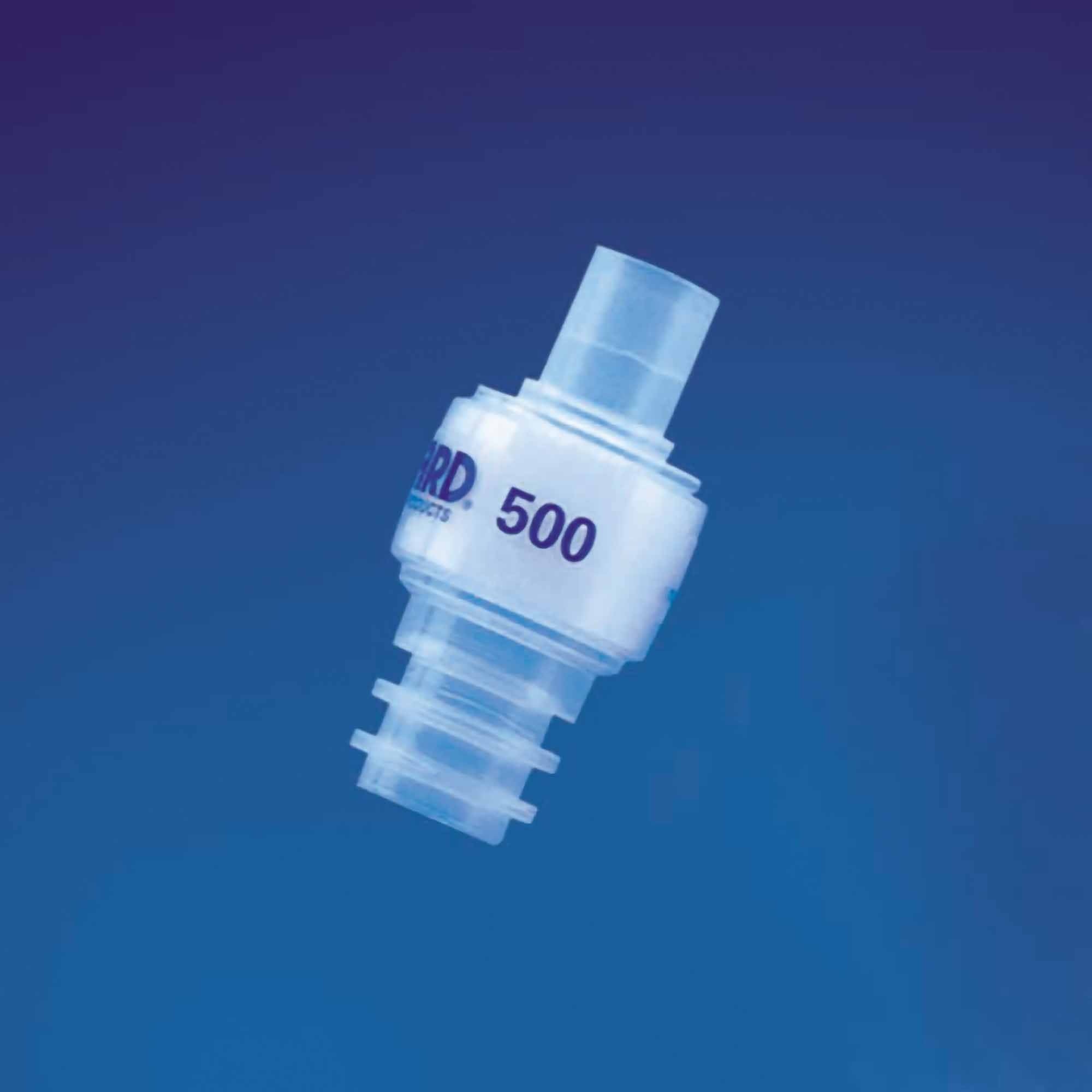 BALLARD* Heat and Moisture Exchanger 30 mg H2O/L @ VT 250 mL 0.8 cm H2O @ 30 LPM (322520_CS) 50/CS
