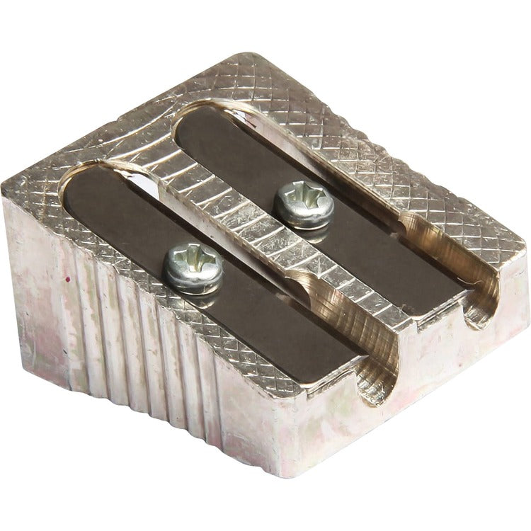 Baumgartens Dual Sharpener, 1 in, Metal, Silver (BAUMR2110) Each