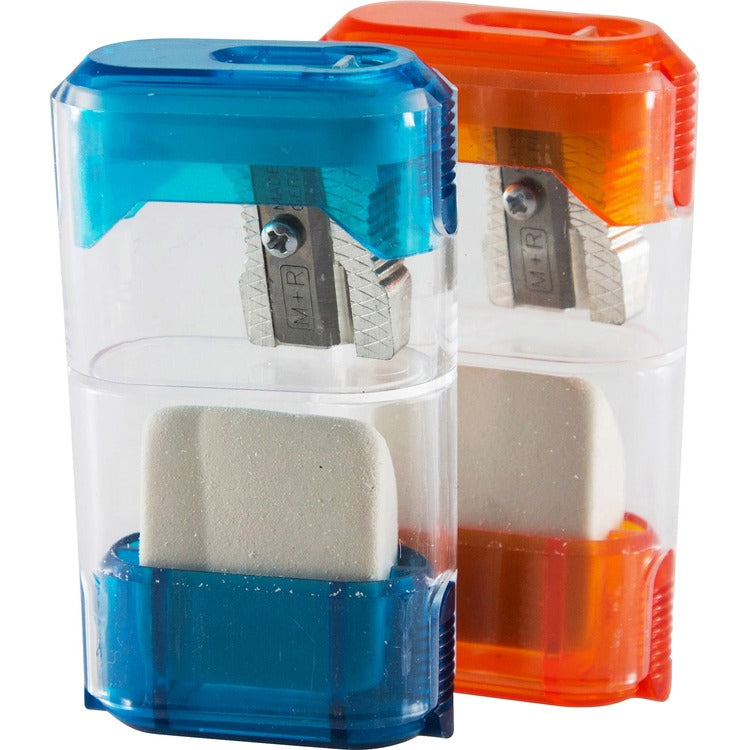 Baumgartens Portable Pencil Sharpener with Eraser (BAU19550) Each