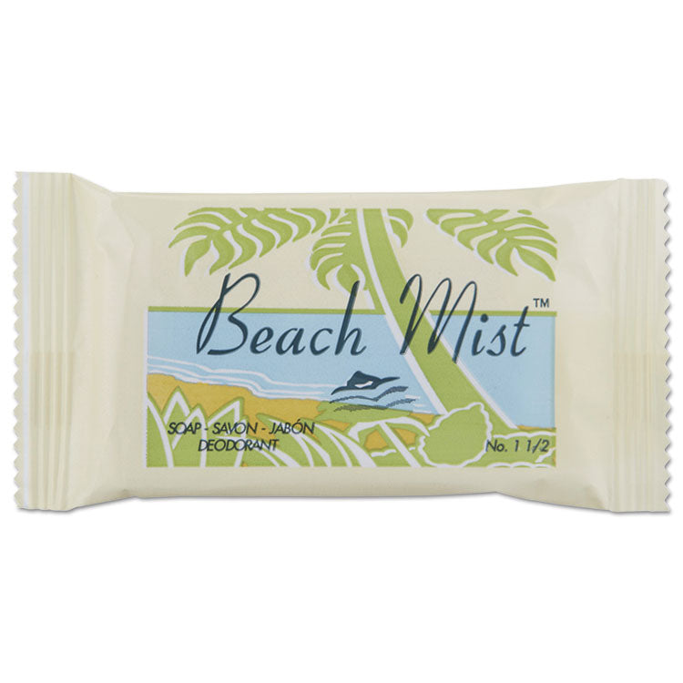 Beach Mist Face and Body Soap, Beach Mist Fragrance, # 1 1/2 Bar, 500/Carton (BHMNO15A) Case of 500