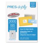 ADDRESS LABEL WHITE 1" X 2-5/8" PQ.3000