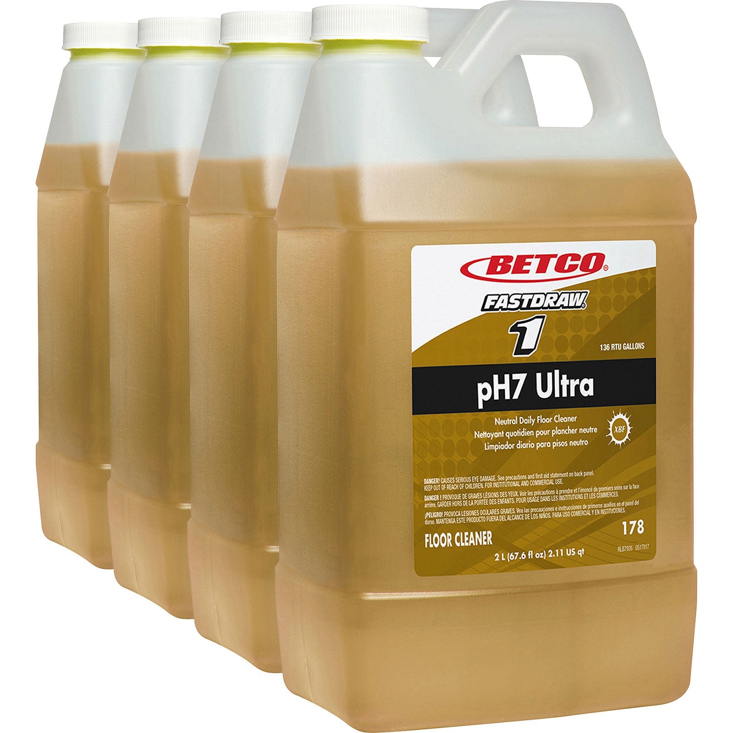 Betco pH7 Ultra Floor Cleaner (BET1784700CT) Case of 4