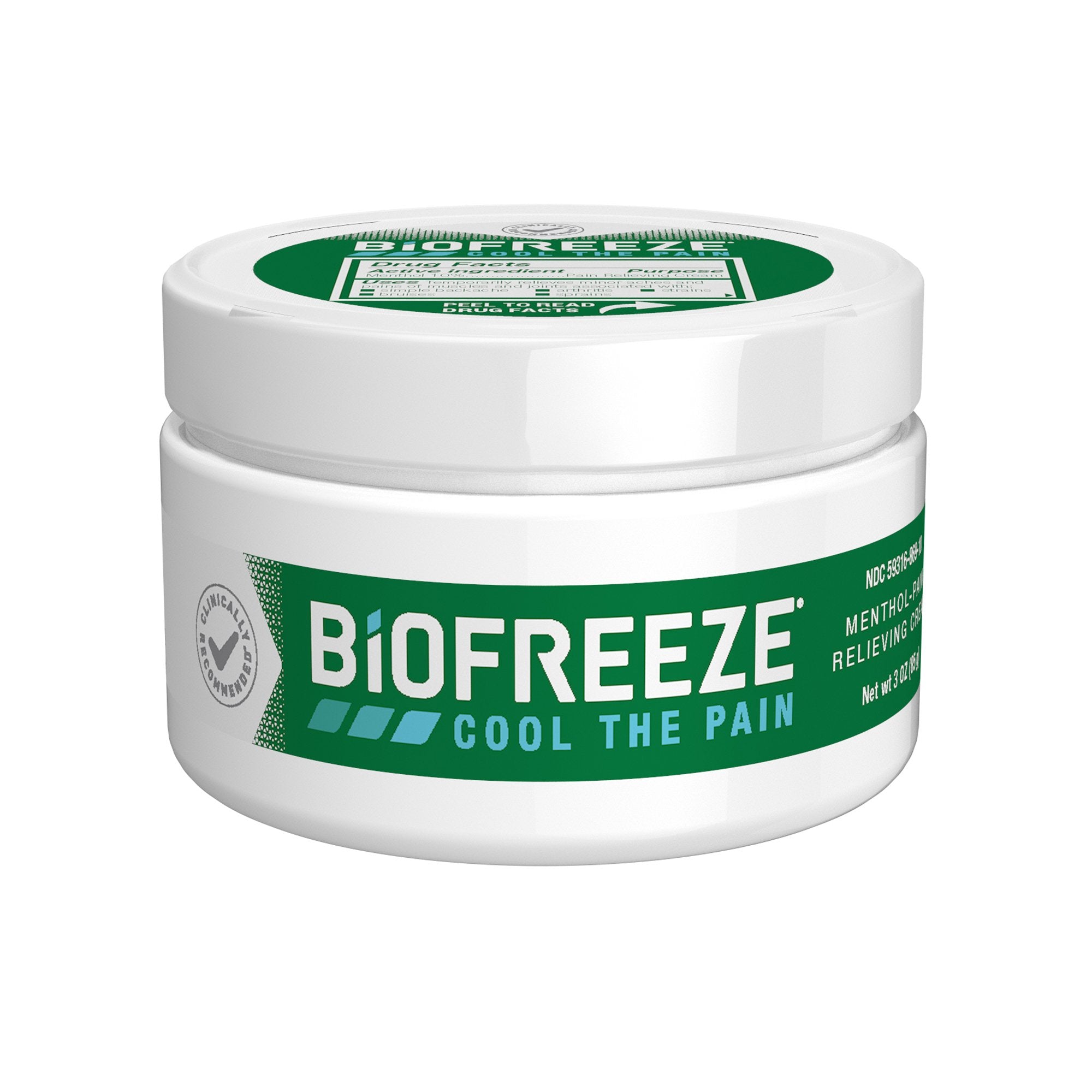 Biofreeze Topical Pain Relief 10% Strength Menthol Cream 3 oz. (1246919_EA) 1/EA