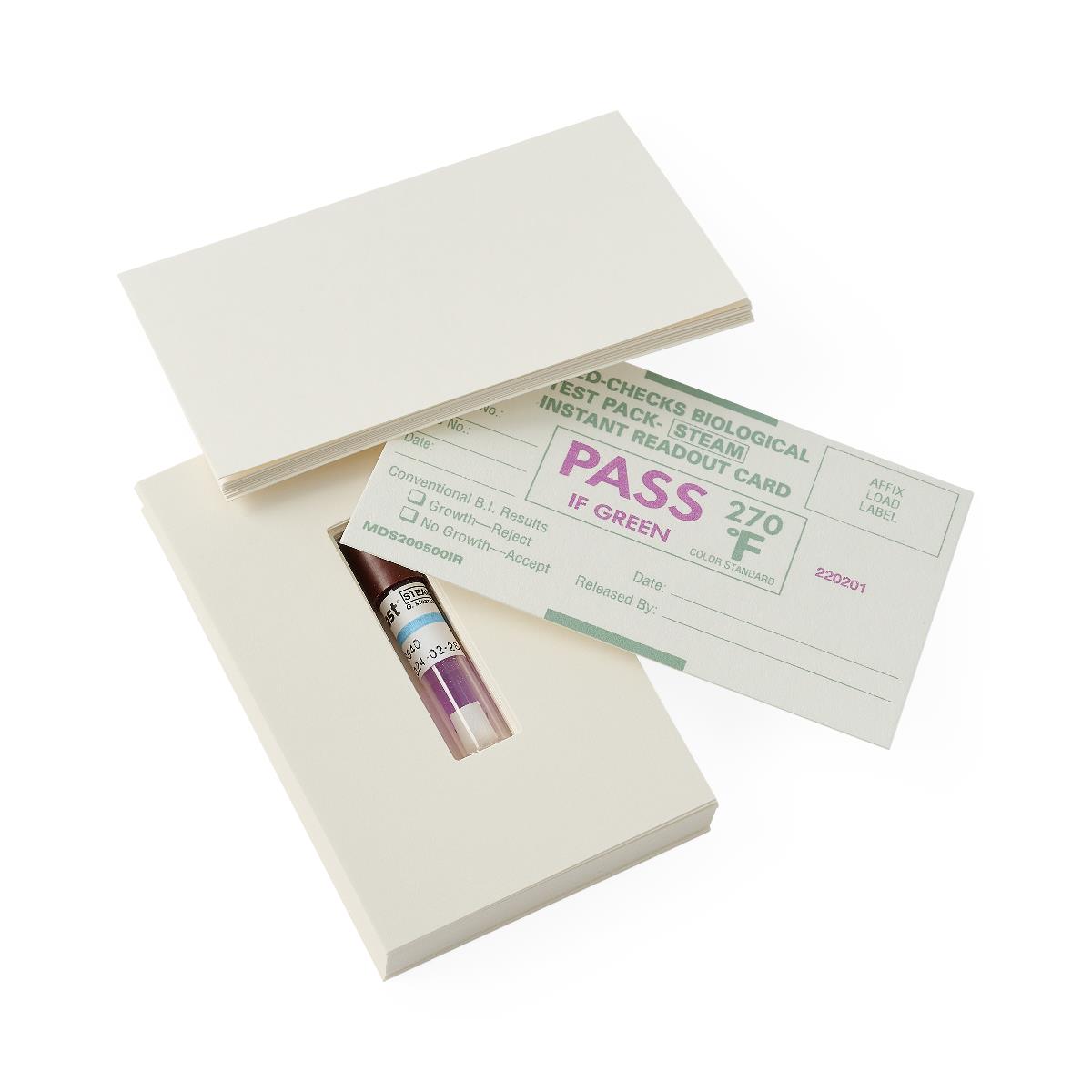 Biological Steam Test Pack, Instant Read, 30/CS (MDS200500IR) Case of 30