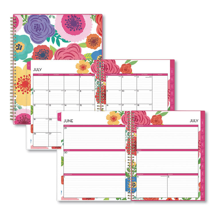 Blue Sky Mahalo Academic Year Create-Your-Own Cover Weekly/Monthly Planner, Floral Artwork, 11 x 8.5, 12-Month (July-June): 2025-2026 (BLS100149) Each