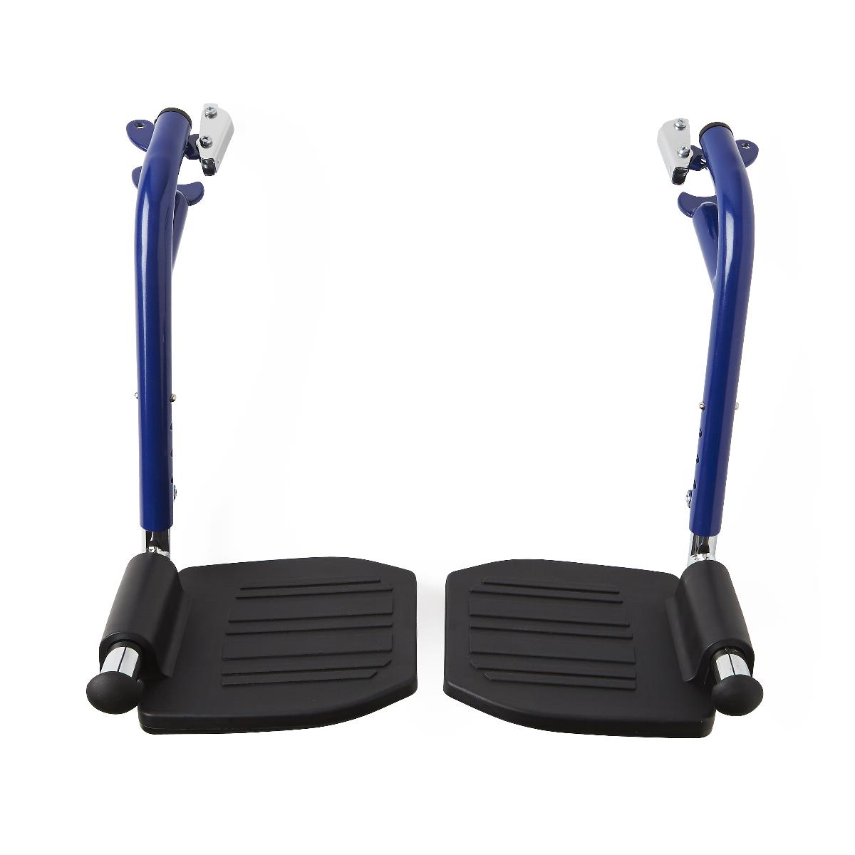 Blue Swing-Away Footrest for Transport Chairs, 1/PR (WCA806965B) 1 Pair