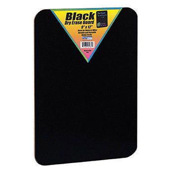 BLACK DRY ERASE BOARD 9" X 12"