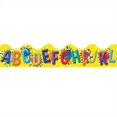 BORDER COLOR MY WORLD ABC